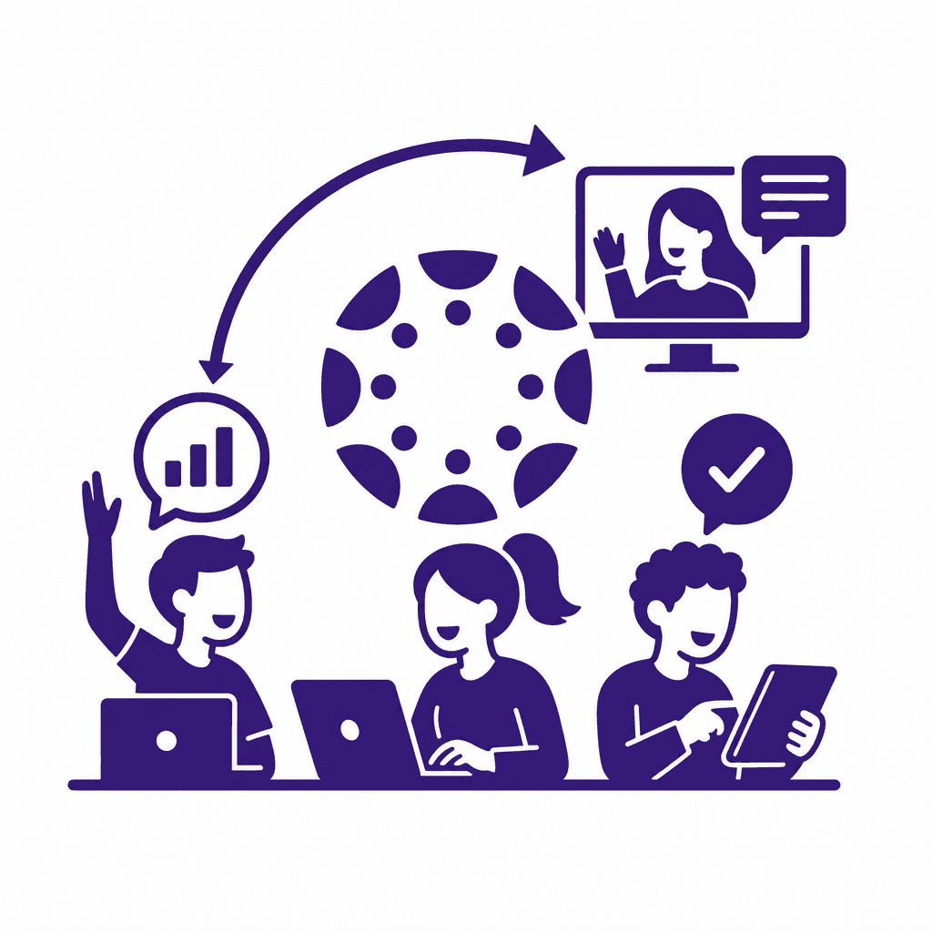 Canvas Strategies for the 'Empty Room' - Maximizing Engagement Between Blended Sessions