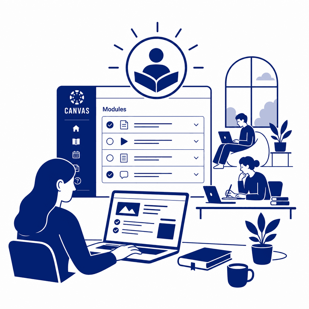 Crafting Effective Self-Study Modules in Canvas - A Guide for Learner Autonomy