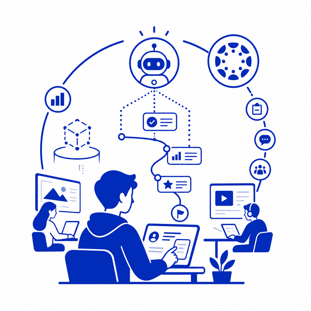 Designing Adaptive Learning Experiences in Canvas with Agentic AI
