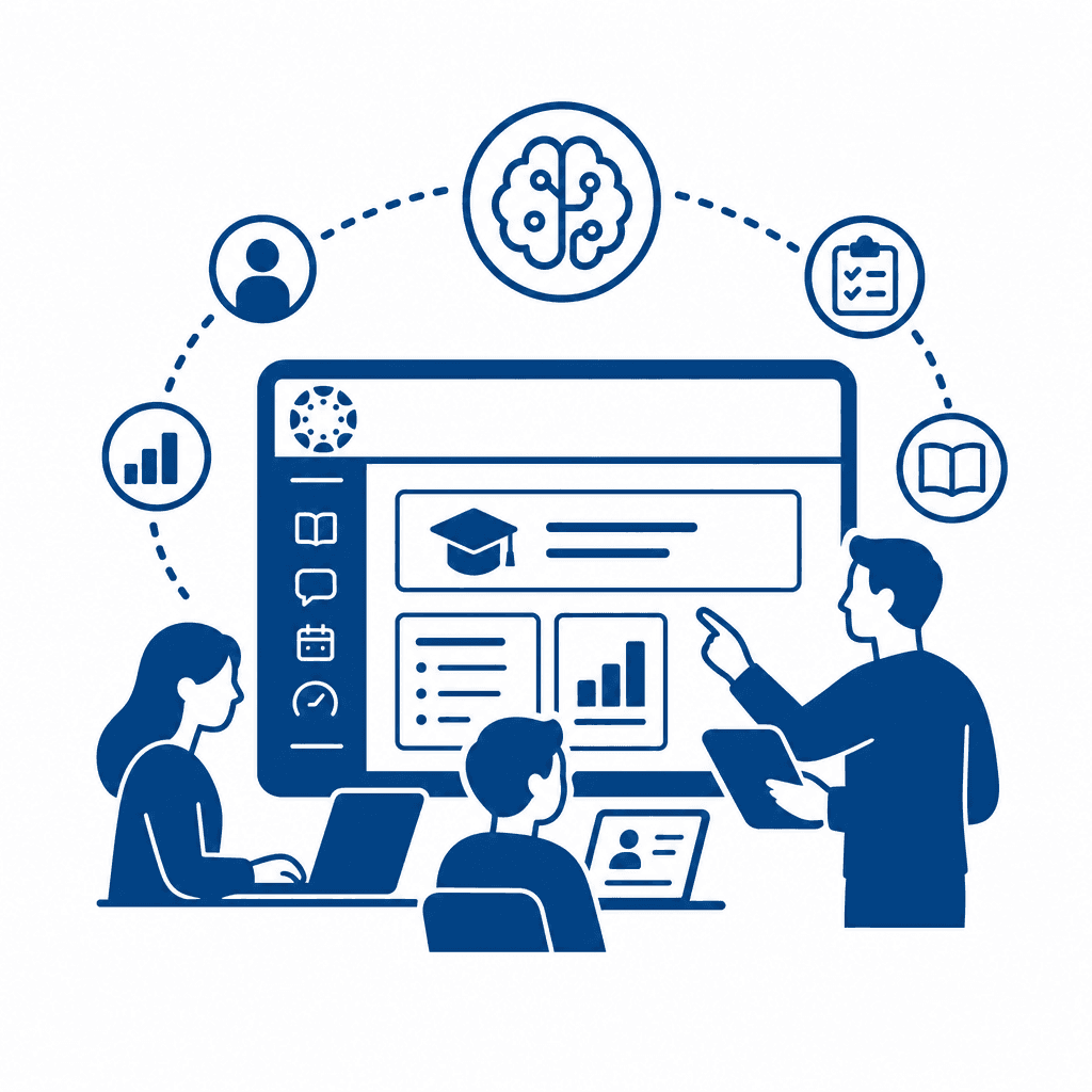 Implementing AI Across the Canvas Curriculum: A Phased Approach for Educators