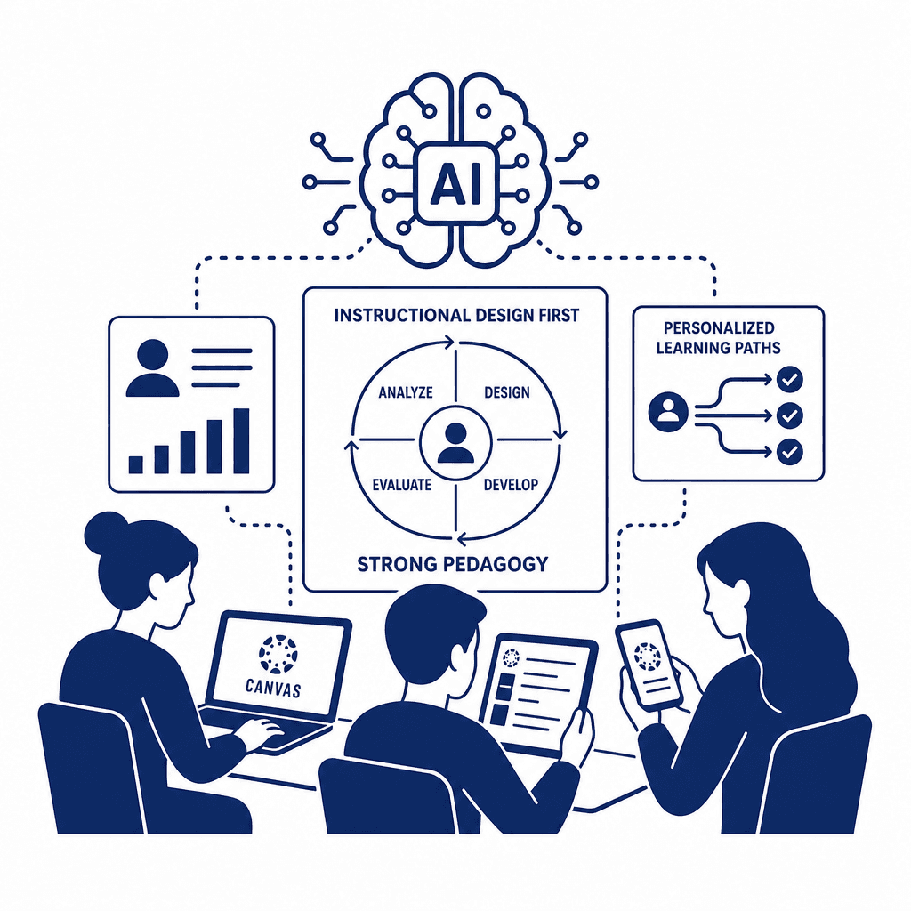 Instructional Design First: Why AI Personalization Fails in Canvas Without Strong Pedagogy