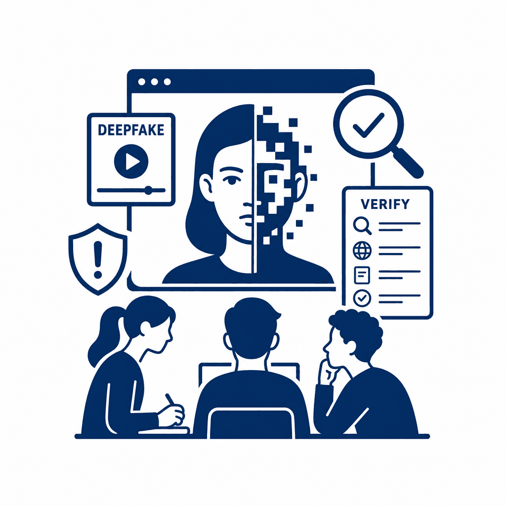 Preparing Learners for the Deepfake Era: Cultivating Verification Habits in Canvas Courses