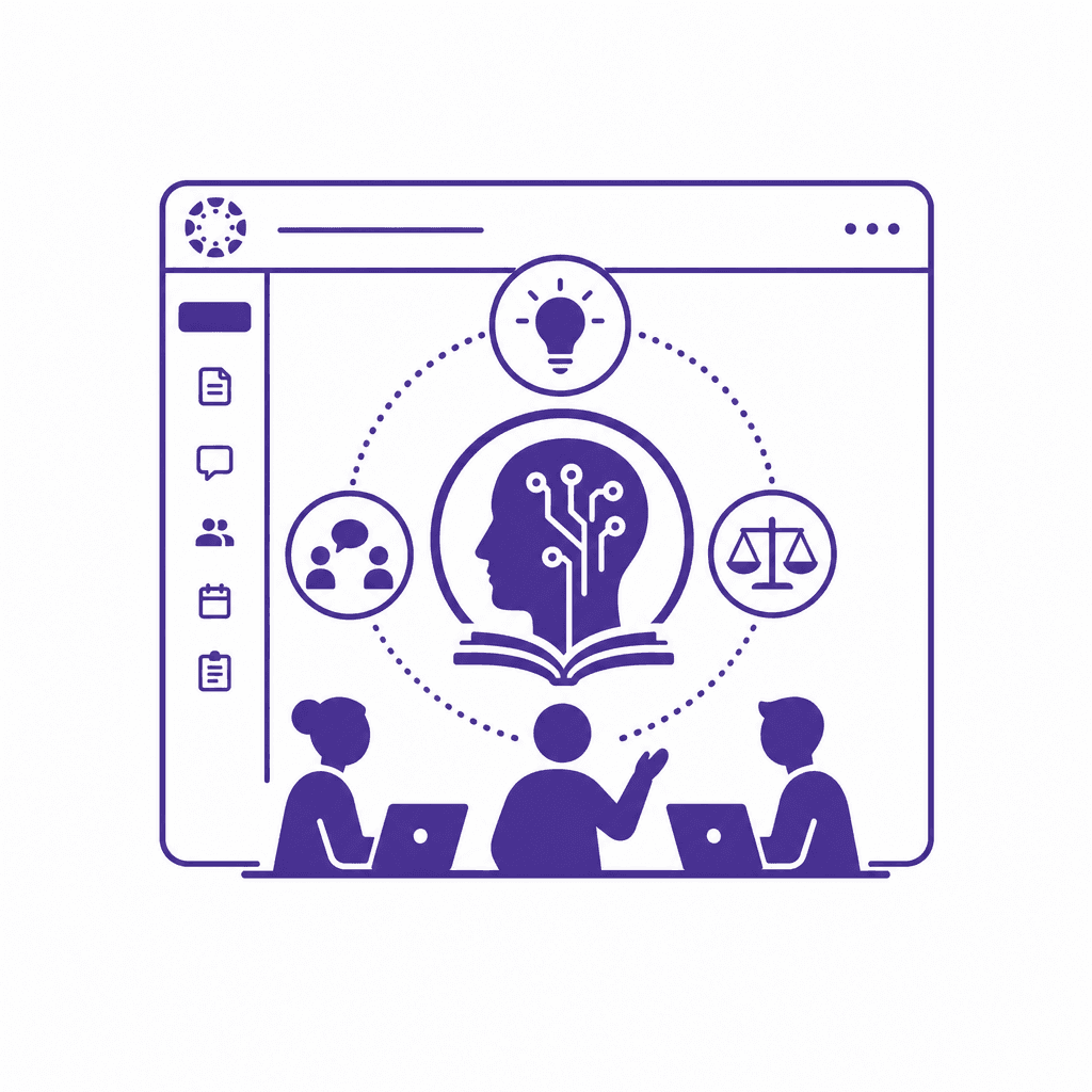 Preventing 'Leveling Down' Designing AI-Enhanced Learning in Canvas for Deeper Engagement