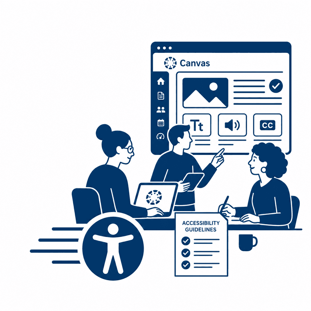 Speeding Up Accessibility: Efficient Workflows for Canvas Course Content